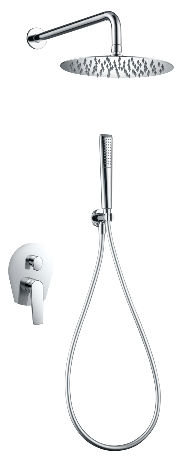 Delos Σετ Μπαταρία Εντοιχισμού Ντους Δύο Εξόδων