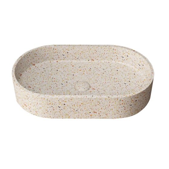 Karag 5206836668529 Επικαθήμενος Νιπτήρας CS-0010-E13 Fruitcake Linus 600x350x120mm