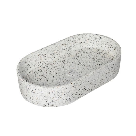 Karag 5206836668512 Επικαθήμενος Νιπτήρας CS-0010-E3 Stracciatella Linus 600x350x120mm