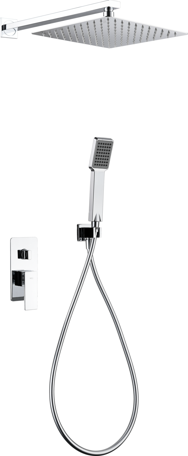 Pisa Μπαταρία Εντοιχισμού Ντους Δύο Εξόδων