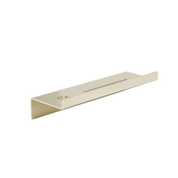 VERDI. 723.25.42 ΡΑΦΙ ΜΕ ΑΠΟΣΤΡΑΓΓΙΣΗ LIGHT GOLD BRUSHED W300XD93XH70MM