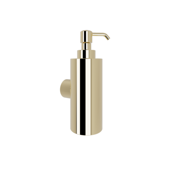 VERDI. 301.10.52 ΜΕΤΑΛΛΙΚΟ DISPENCER ΥΓΡΟΥ ΣΑΠΟΥΝΙΟΥ LIGHT GOLD GLOSS W60XD75XH190MM-220ML