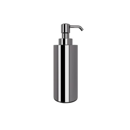 VERDI. 301.20.50 ΜΕΤΑΛΛΙΚΟ DISPENCER ΥΓΡΟΥ ΣΑΠΟΥΝΙΟΥ ΠΑΓΚΟΥ GUN METAL GLOSS W60XD60XH190MM-220ML