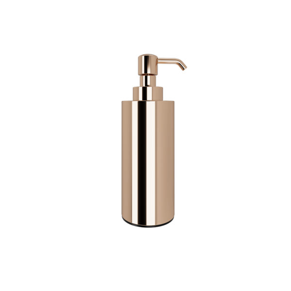 VERDI. 301.20.51 ΜΕΤΑΛΛΙΚΟ DISPENCER ΥΓΡΟΥ ΣΑΠΟΥΝΙΟΥ ΠΑΓΚΟΥ ROSE GOLD GLOSS W60XD60XH190MM-220ML