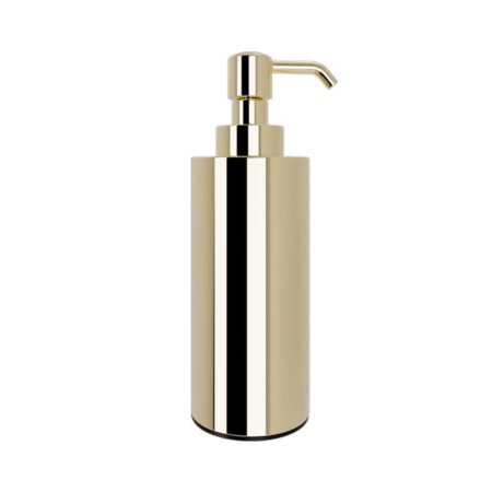 VERDI. 301.20.52 ΜΕΤΑΛΛΙΚΟ DISPENCER ΥΓΡΟΥ ΣΑΠΟΥΝΙΟΥ ΠΑΓΚΟΥ LIGHT GOLD GLOSS W60XD60XH190MM-220ML