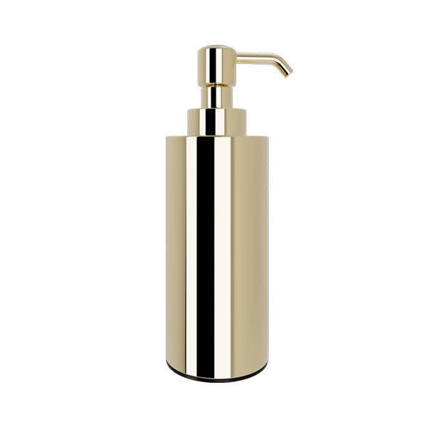 VERDI. 301.20.52 ΜΕΤΑΛΛΙΚΟ DISPENCER ΥΓΡΟΥ ΣΑΠΟΥΝΙΟΥ ΠΑΓΚΟΥ LIGHT GOLD GLOSS W60XD60XH190MM-220ML