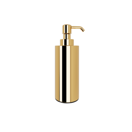 VERDI. 301.20.53 ΜΕΤΑΛΛΙΚΟ DISPENCER ΥΓΡΟΥ ΣΑΠΟΥΝΙΟΥ ΠΑΓΚΟΥ WARM GOLD GLOSS W60XD60XH190MM-220ML