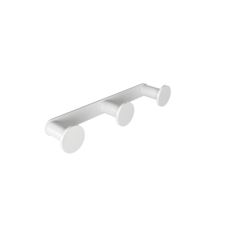 VERDI. 302.32.01 ΤΡΙΠΛΟ ΠΟΛΥΑΓΚΙΣΤΡΟ ΛΕΥΚΟ ΜΑΤ OMICRON W165XD35XH28MM