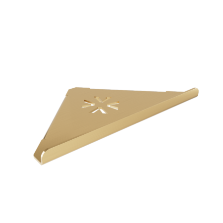 VERDI. 723.10.43 ΣΠΟΓΓΟΘΗΚΗ ΓΩΝΙΑΚΗ WARM GOLD BRUSHED W283XD217XH42MM