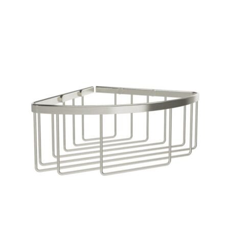 VERDI. 902.32.78 ΒΑΘΙΑ ΓΩΝΙΑΚΗ ΣΠΟΓΓΟΘΗΚΗ NICKEL MAT W290XD210XH100MM