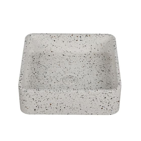 Karag 5206836668451 Επικαθήμενος Νιπτήρας CS-0009-E3 Stracciatella Ira 390x390x120mm