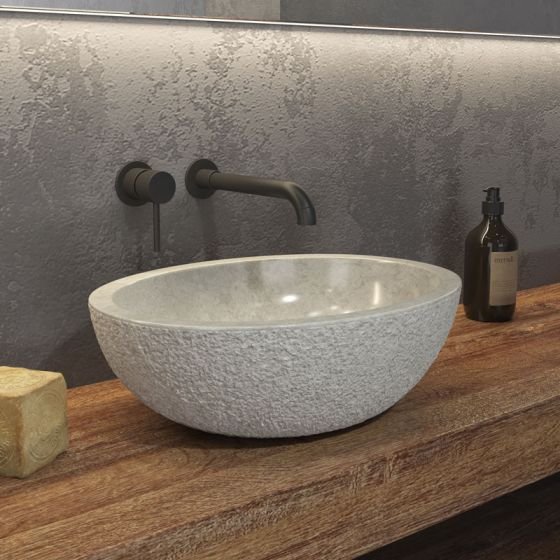 Karag 5206836064987 Επικαθήμενος Νιπτήρας Leonor Soph Cream 450x350x150mm