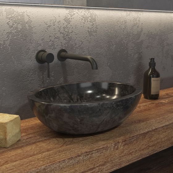 Karag 5206836064970 Επικαθήμενος Νιπτήρας Leonor Sop Nero 450x350x150mm