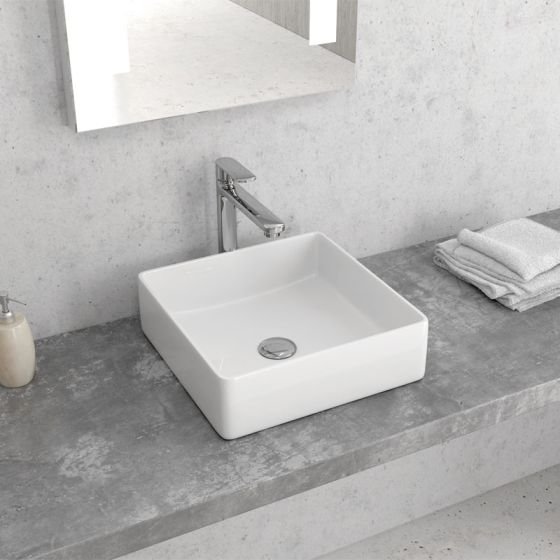 Karag  5206836561363 Επικαθήμενος Νιπτήρας LT 2179-S 360x360x110mm