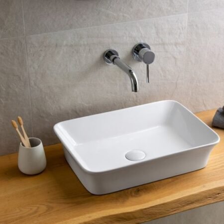 Karag 5206836658766 Επικαθήμενος Νιπτήρας LT 2261 490x350x110mm