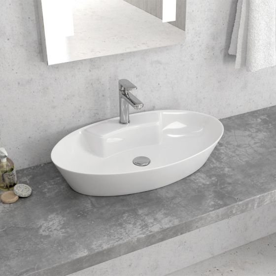 Karag 5206836561387 Επικαθήμενος Νιπτήρας LT 3203 610x365x120mm