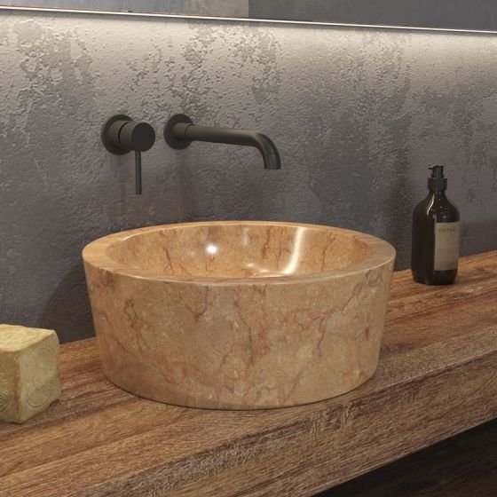 Karag 5206836064956 Επικαθήμενος Νιπτήρας Timur LBP Rosso Ø400x150mm