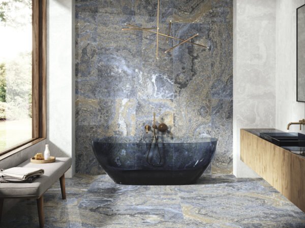 APE CERAMICA Agate Blue Lap Rect
