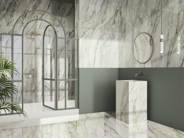 APE CERAMICA Arabescato Green Pol Rect