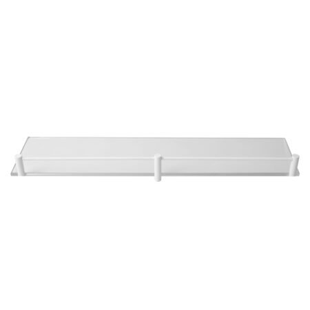KAR. 3800201581998 Εταζέρα γυάλινη MENSOLE 0666 66 Λευκή ματ KARAG 60cm