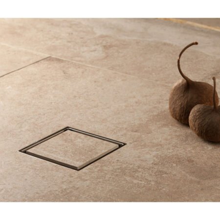 KAR. 8600198067988 Ανοξείδωτο σιφόνι δαπέδου Confluo CERAMIC DRY Vertical PESTAN 10x10cm