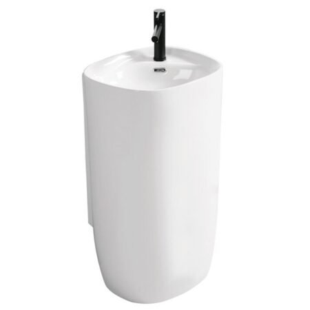 FRA. 20030035 Alamenta Harmony Νιπτήρας Δαπέδου 49x45x87cm Λευκός