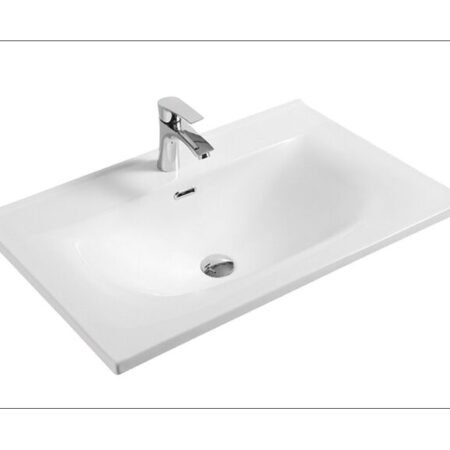 FRA. 20030060 Oneway Harmony Υποκαθήμενος Νιπτήρας Επίπλου 61x50x22cm Λευκός