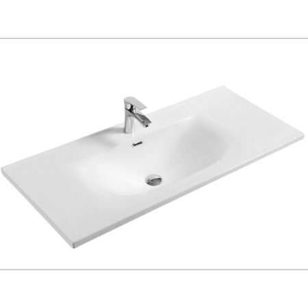 FRA. 20030100 Oneway Harmony Υποκαθήμενος Νιπτήρας Επίπλου 101x50x22cm Λευκός