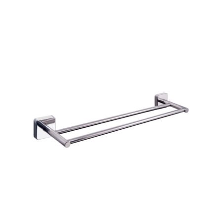 KAR. 3800201580557 Πετσετοκρεμάστρα διπλή QUATTRO 4262 Χρωμέ KARAG 60cm
