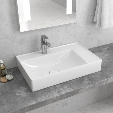 KAR. 5206836013138 Νιπτήρας επικαθήμενος INFINITY 6160 KARAG 60x38x11cm