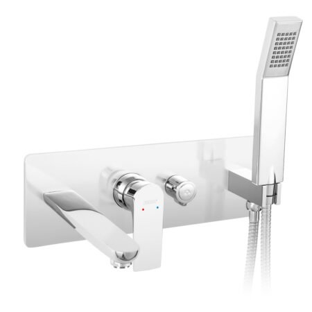 KAR. 5902194971157 Μπαταρία λουτρού εντοιχισμού ALGEO SQUARE BAQ11P FERRO