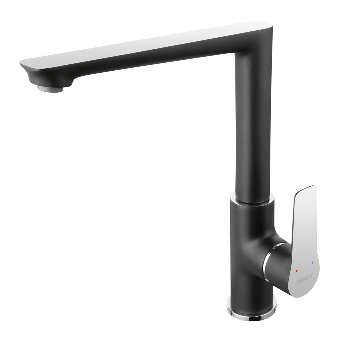 KAR. 5903738222230 Μπαταρία κουζίνας Black/Chrome ADORE BDR4BLC FERRO