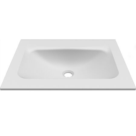 KAR. 8031873763626 Νιπτήρας επίπλου ANIM 60 White BDVIV060WH46 KARAG 60,5x46,5x12cm