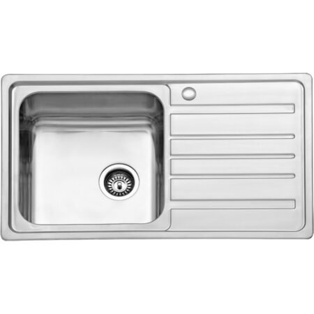 KAR. 5206836509945 Νεροχύτης κουζίνας δεξιός BL 802 KARAG 86x50x20,5cm