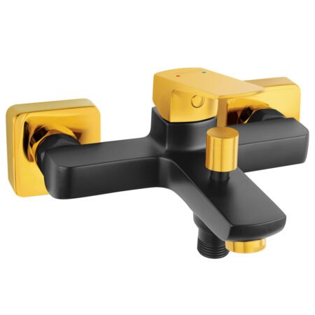 KAR. 5903738232192 Μπαταρία λουτρού VITTO Black-Gold BVI1VLBLG FERRO