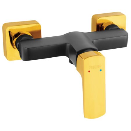 KAR. 5903738232239 Μπαταρία ντους VITTO Black-Gold BVI7VLBLG FERRO