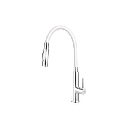 KAR. 5903738215300 Μπαταρία κουζίνας λευκή ZUMBA Slim BZA43W FERRO