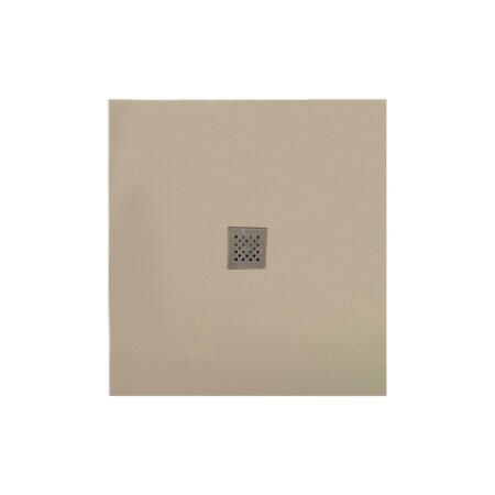 KAR. 8445753186397 Ντουζιέρα τετράγωνη υψηλής αντοχής CLASSIC Beige KARAG 90x90cm