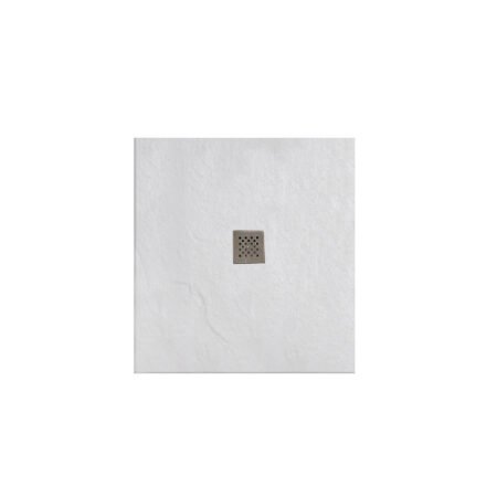 KAR. 8445753186465 Ντουζιέρα τετράγωνη υψηλής αντοχής CLASSIC Bianco KARAG 90x90cm