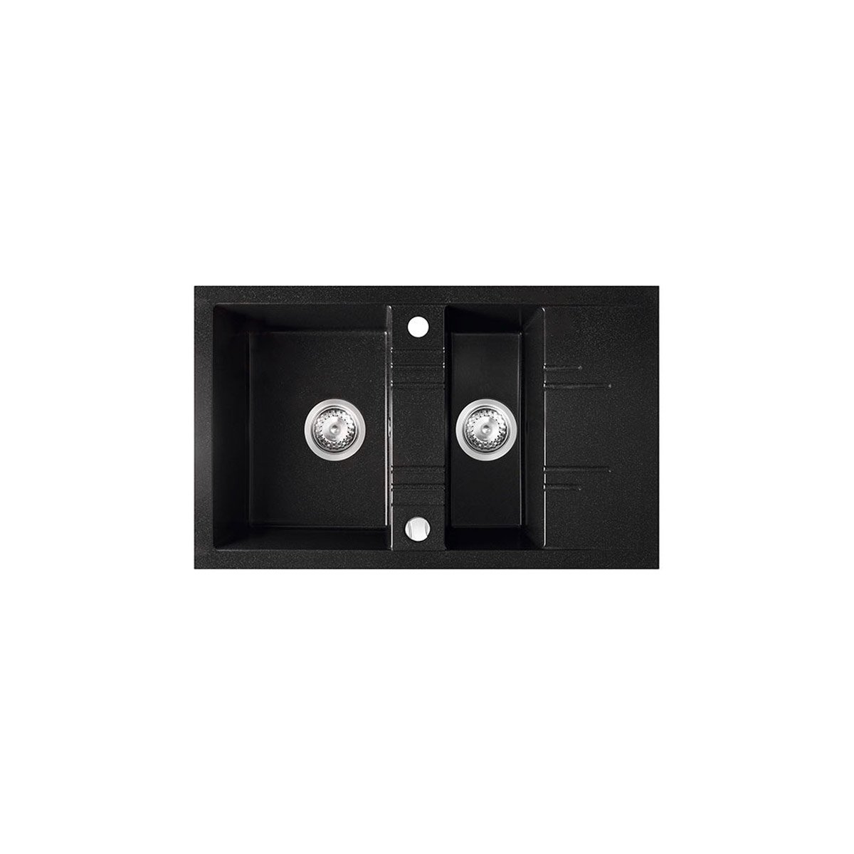 KAR. 5902194986885 Νεροχύτης κουζίνας γραφίτη DRGM3/48/79BA FERRO 79x48cm