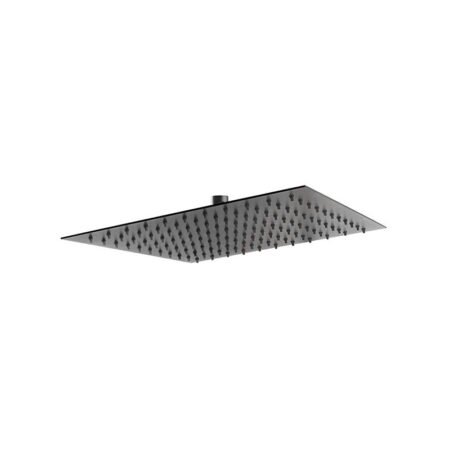 KAR. 5903738217151 Κεφαλή ντους SLIM Black DSN08BL FERRO 30x30cm