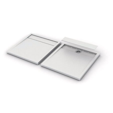 KAR. 5206836005751 Ντουζιέρα ημικυκλική ακρυλική ELEMENT KARAG 80x80x5,5cm