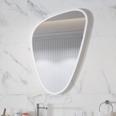 KAR. 5907546876012 Καθρέπτης με κρυφό φωτισμό ELENA White KARAG 68x100x24cm