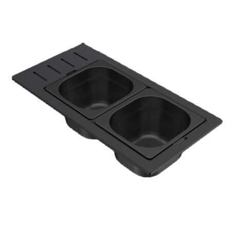 KAR. 8031873301125 Μπολ ανοξείδωτο για νεροχύτη SINTESI Drain Black KD012100BK ELLECI