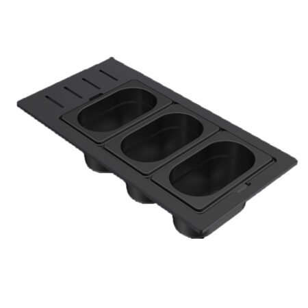KAR. 8031873301156 Μπολ ανοξείδωτο για νεροχύτη SINTESI Drain Black KD013100BK ELLECI