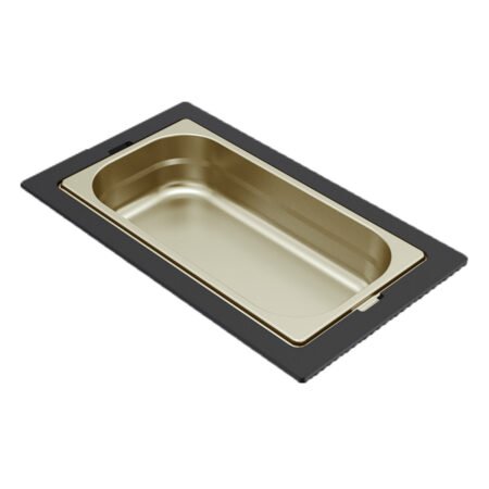 KAR. 8031873301194 Μπολ ανοξείδωτο για νεροχύτη SINTESI Frame Gold KF011065GD ELLECI