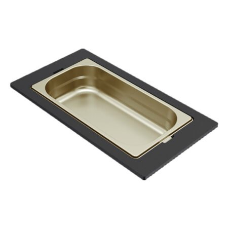KAR. 8031873301286 Μπολ ανοξείδωτο για νεροχύτη DIALOGO Frame Gold KF021065GD ELLECI