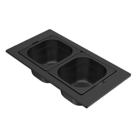 KAR. 8031873301309 Μπολ ανοξείδωτο για νεροχύτη DIALOGO Frame Black KF022065BK ELLECI