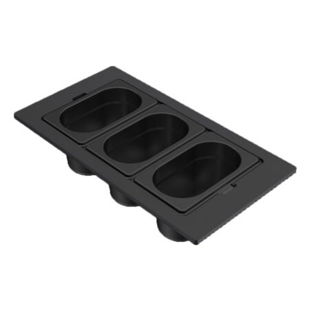 KAR. 8031873301330 Μπολ ανοξείδωτο για νεροχύτη DIALOGO Frame Black KF023065BK ELLECI