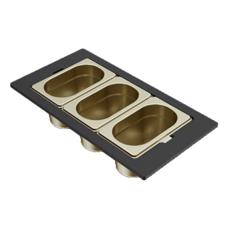 KAR. 8031873301347 Μπολ ανοξείδωτο για νεροχύτη DIALOGO Frame Gold KF023065GD ELLECI